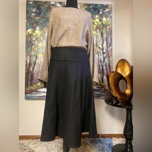 Ralph Lauren Black A-Line Skirt NWOT size 6